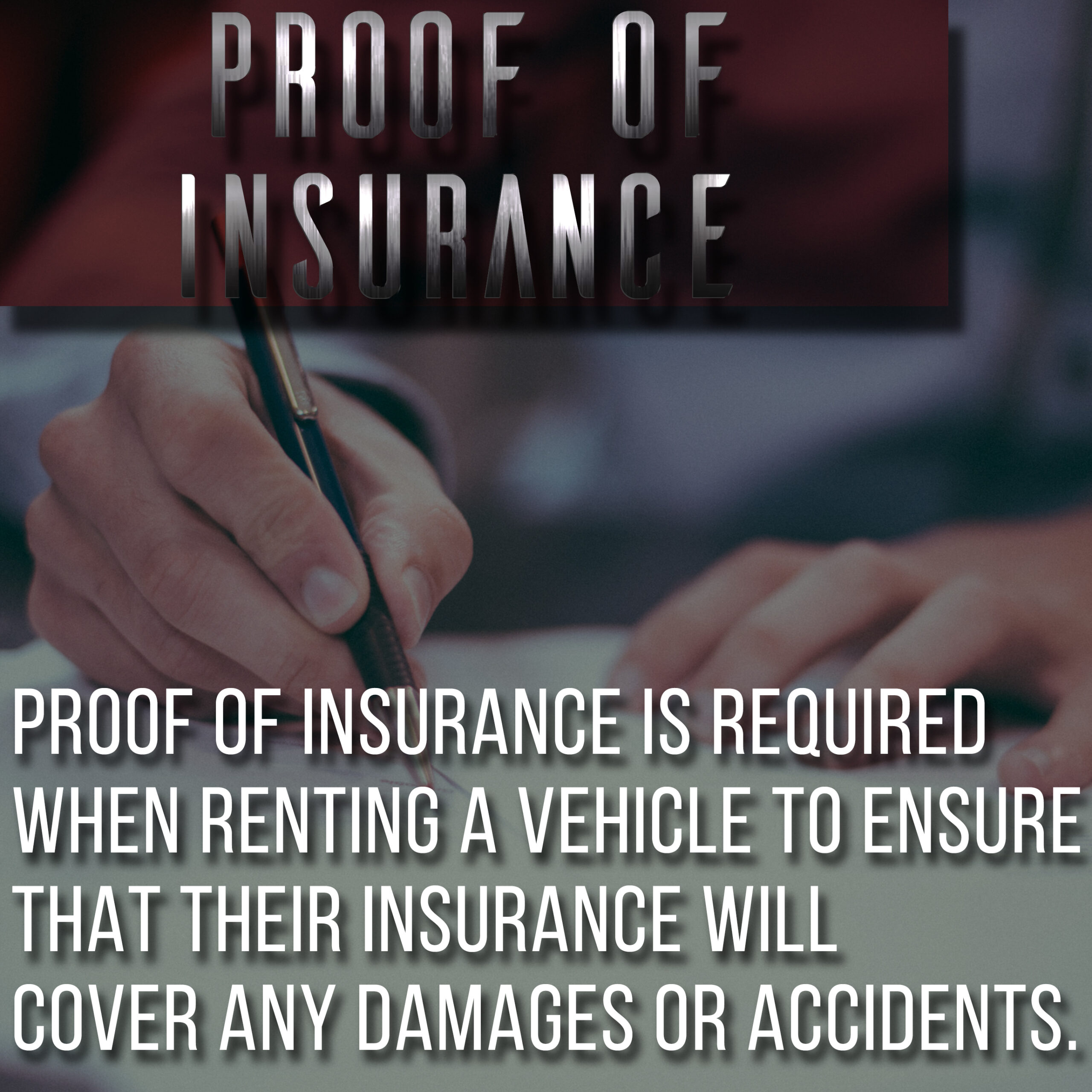 proof of insurance copy